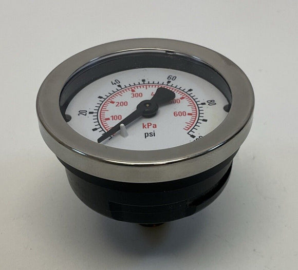 Wika 4231465  111.16P 2"  1/4 NPT Gauge 100 PSI, Center Back Mount