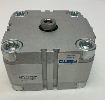 Festo ADVU-80-10-P-A  Compact Pneumatic Cylinder  80mm Bore,  10mm Stroke 156568 - 0
