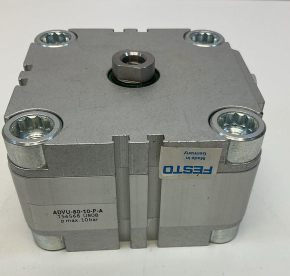 Festo ADVU-80-10-P-A  Compact Pneumatic Cylinder  80mm Bore,  10mm Stroke 156568