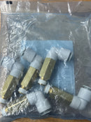 SMC KQ2W10-02AS Extended Male Elbow 90° 10mm Tube X 1/4" NPT Bag of (5)-6