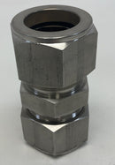 SSP ISS-D-20-U / D-20-U Duolok 1-1/16" Dual-Ferrule Stainless Union Fitting-3