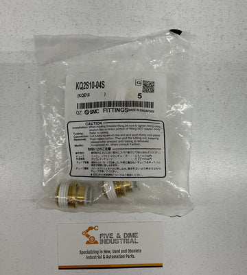 SMC KQ2S10-04S Hex Socket-head male fittings 10mm 1/2"RC (Lot of 5)