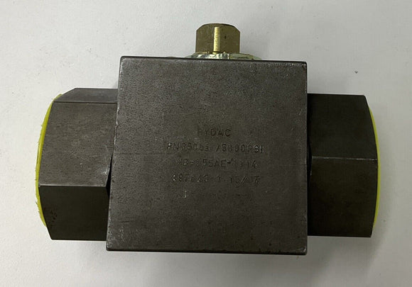 Hydac khb-25SAE-1114 Hydraulic Ball Valve 5000 psi