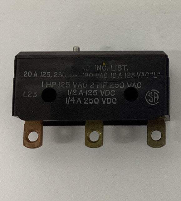 Honeywell  BA-2R/08-P7 Micro-Switch Limit Switch  20A  250VAC