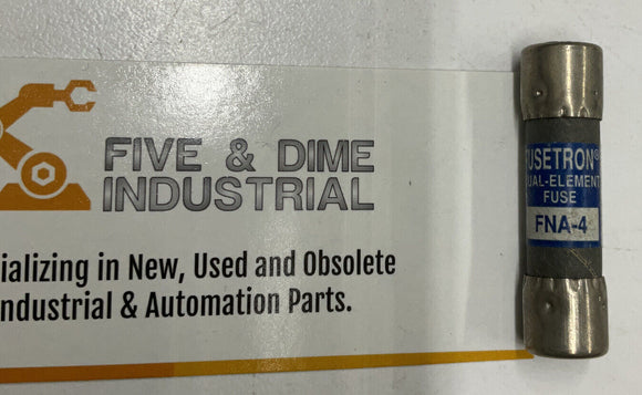 Bussmann Fusetron FNA-4  Dual Element Fuse 4A 125V Lot of 5