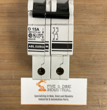 Altech ABL SURSUM 2DU15 15A Circuit Breaker - 0