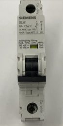 Siemens 5SJ4106-7HG40  HSJ Circuit Breaker 6 Amp Din Mount-2