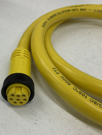 Brad Harrison 208000A01F060 Cordset,8-Pin,Receptacle,Female - 0