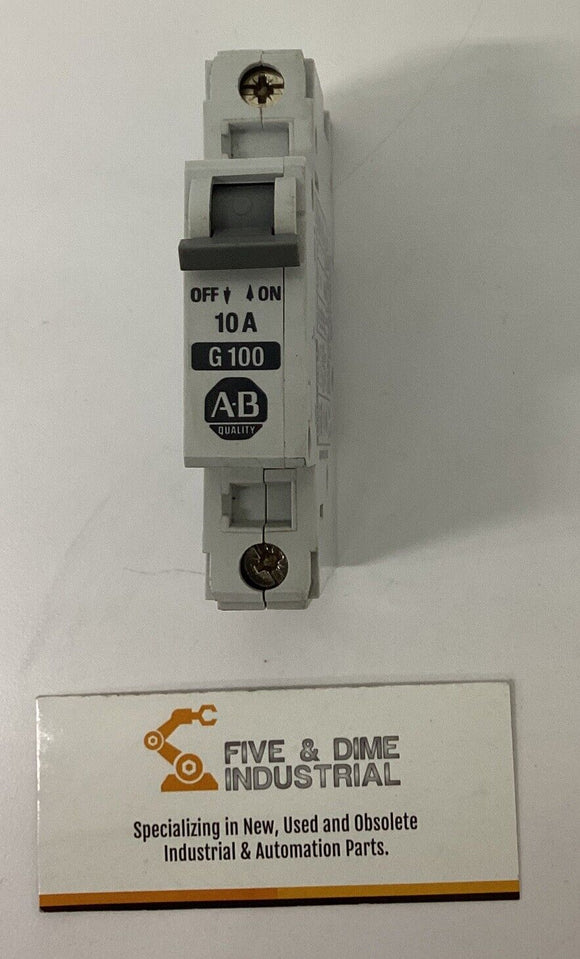 Allen Bradley 1492-CB1-G100 Din Mount 10A Circuit Breaker