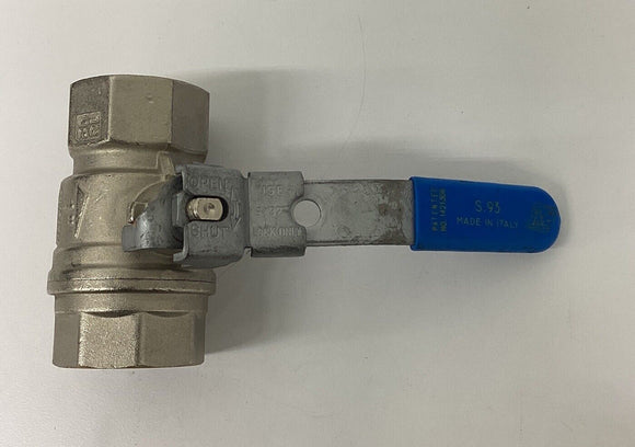 Bonomi S.93  1"  EN-10266-1M Ball Valve with Locking Handle