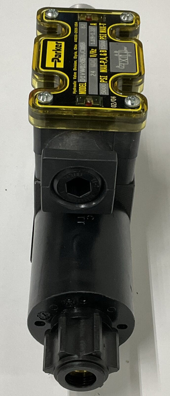 Parker D1VW020BVJCM56 Hydraulic Valve 24 VDC, 1500/5000 Psi