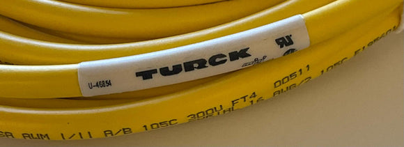 Turck WKV-254-6M Single End Cable 4-Pole Minifast, 2-Wire, female 90° 6M