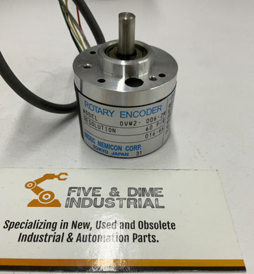 Nidec Nemicon OVW2-006-2M Rotary Encoder 016-66 9" Model - 0