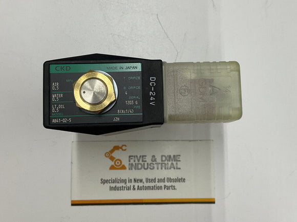 CKD AB41-02-5-J2H-DC24V Solenoid Valve