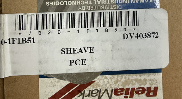 Reliamark AK28X58/20-1F1B51 Single Grove Sheave w/5/8 Bore