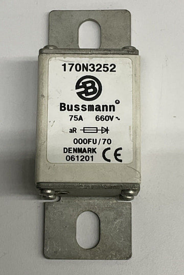 Bussmann 170N3252 Fuse 75A 660V Vac - 0
