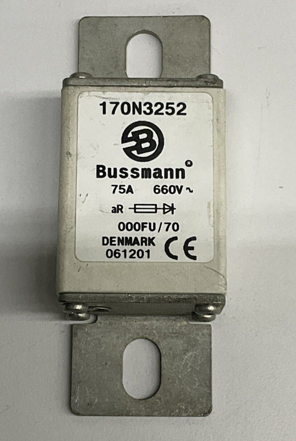 Bussmann 170N3252 Fuse 75A 660V Vac
