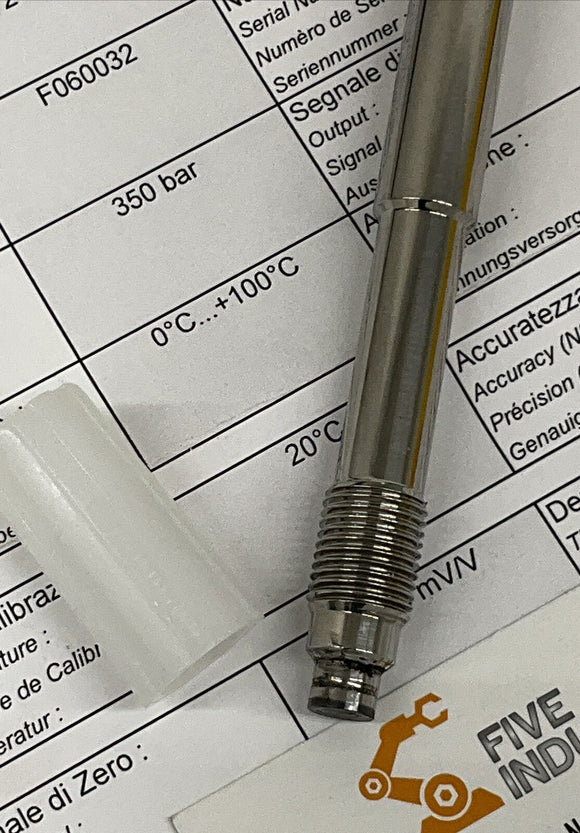 Nordson 7050076 Pressure Sensor w/ Calibration Record