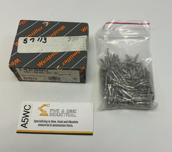 Weidmuller 0.32-0.5mm Crimp Socket Box of 250