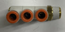 SMC KQ2VT09-36S 3-Port Banjo Fitting 5/16" X 3/8" NPT-1