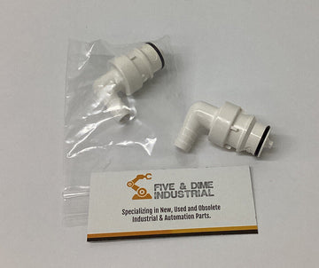 CPC Colder Products HFCD23635 3/8  Barb Valved Elbow Package of (2)