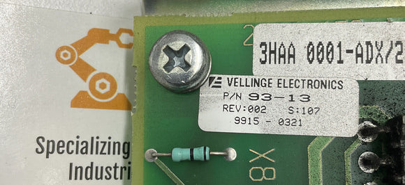 ABB 3HAA-001-ADY/04 Brake Release Unit w/ 3HAA-0001-ADX/2