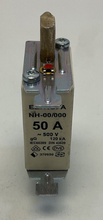 Eltropa 370650 NH-00/000 Fuse 50A 500V - 0