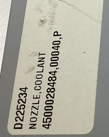 Landis Grinding D225234 Coolant Nozzle - 0