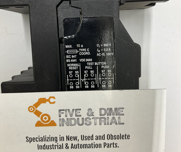 Allen Bradley 193-BSB22 Ser. B Overload Relay 1.5-2.3A w/ 193-BPM1 Adapter