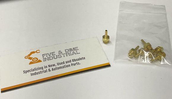 Clippard 11752 #10-32 to 1/16" Lot of (5) Hose Fitting Package