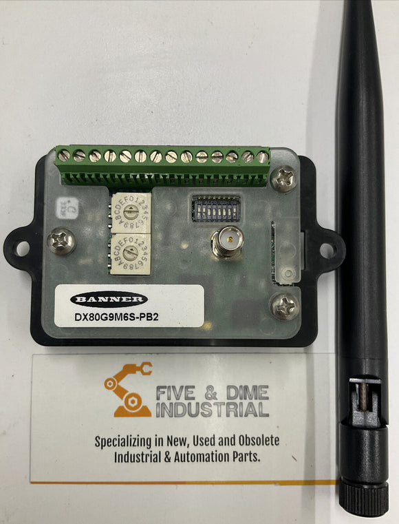 Banner DX80G9M6S-PB2 SureCross Gateway Module