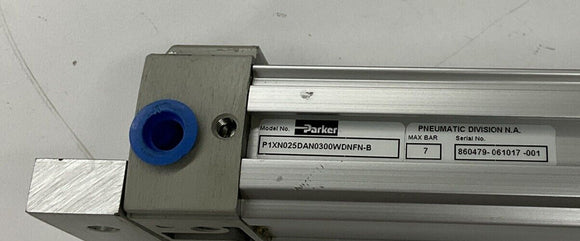 Parker P1XN025DAN0300WDNFN-B Compact Rodless Air Cylinder