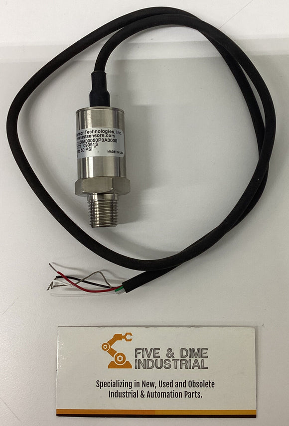 American Sensor  AST3100 / AST3100A00050P3A000 Pressure Sensor 0-50 Psi