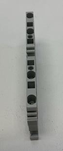 Allen Bradley 1492-L3Q Grey DIN Mount Terminal Block.  5-Pack-6