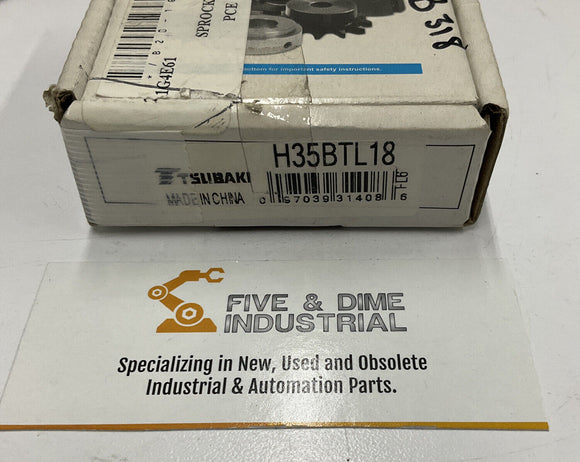 Tsubaki H35BTL18 Sprocket for use with 2517 Bushing