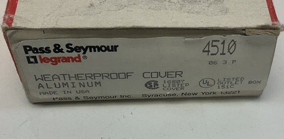 Pass & Seymour Legrand 4510 Aluminum Weatherproof Cover