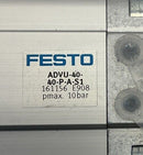Festo  ADVU-40-40-P-A-S1 Pneumatic Cylinder  40mm Bore, 40mm Stroke 161156-2