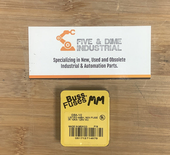 Bussmann Buss GBA-1/2 Indicating Fuse 125V