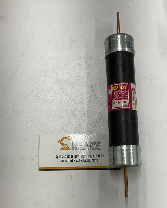 Bussmann / Fusetron FRS-R-80 Dual-Element Time-Delay Fuse 80A 600V