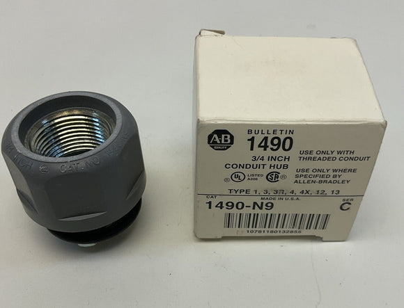 Allen Bradley 1490-N9 Series C 3/4 Conduit Hub
