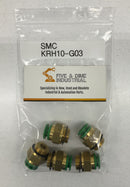 SMC KRH10-G03 Push In Fittings 10MM Lot of 5-1