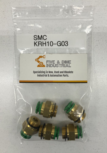 SMC KRH10-G03 Push In Fittings 10MM Lot of 5