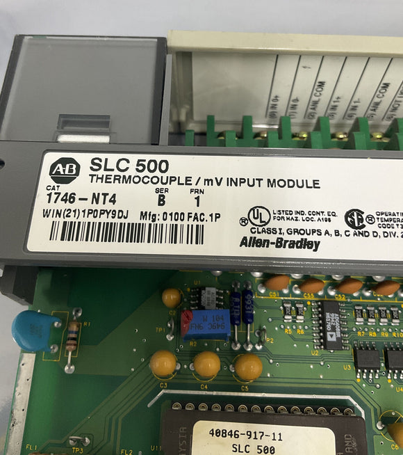 Allen Bradley 1746-NT4 Ser. B Thermocouple / m V Input Module
