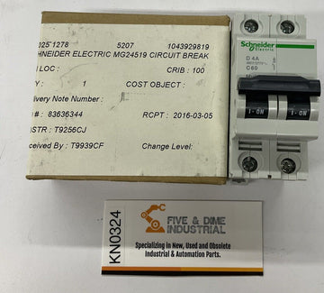 Schneider Electric MG24519 4-Amp, 2-Pole 277/480 Circuit Breaker