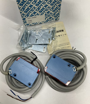 Sick Optex V2T-2000 V-2E Photoelectric Sensor Kit - 0