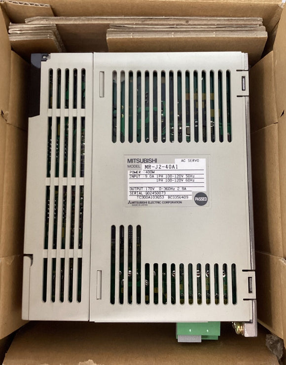 Mitsubishi MR-J2-40A1 400W 1PH 100-120 VAC Servo Drive