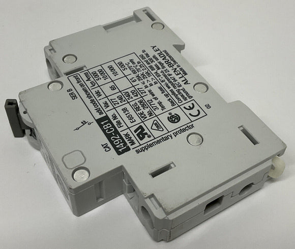 Allen Bradley 1492-CB1G100  Ser. B Din Mount Circuit Breaker 10 Amp