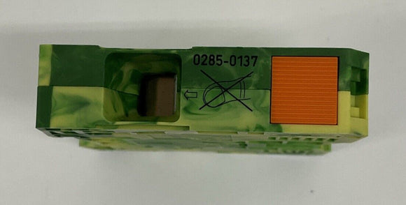 Wago 0285-0137 Ground Block Din Mount 2-Position