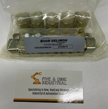 Bijur Delimon 27164-5 FL33 5-Port Injector Assembly