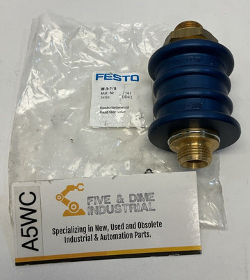 Festo W-3-3/8 Genuine Pneumatic Hand Slide Valve 2341 3/8 BSP